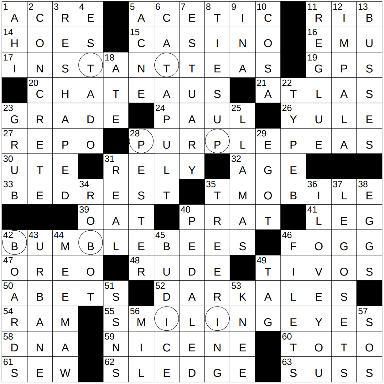 0403 24 NY Times Crossword 3 Apr 24 Wednesday NYXCrossword