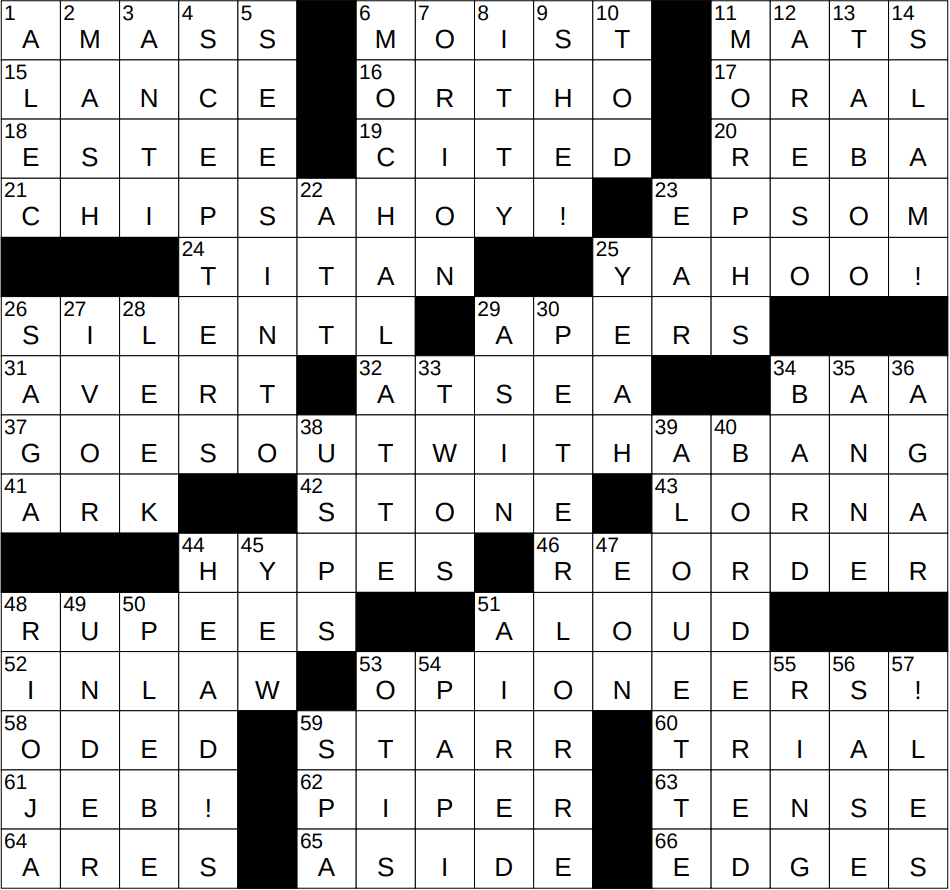 0725 24 NY Times Crossword 25 Jul 24 Thursday NYXCrossword