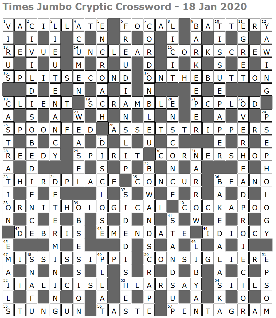 Times Jumbo Cryptic Crossword 1421 Lucian Poll s Web Ramblings