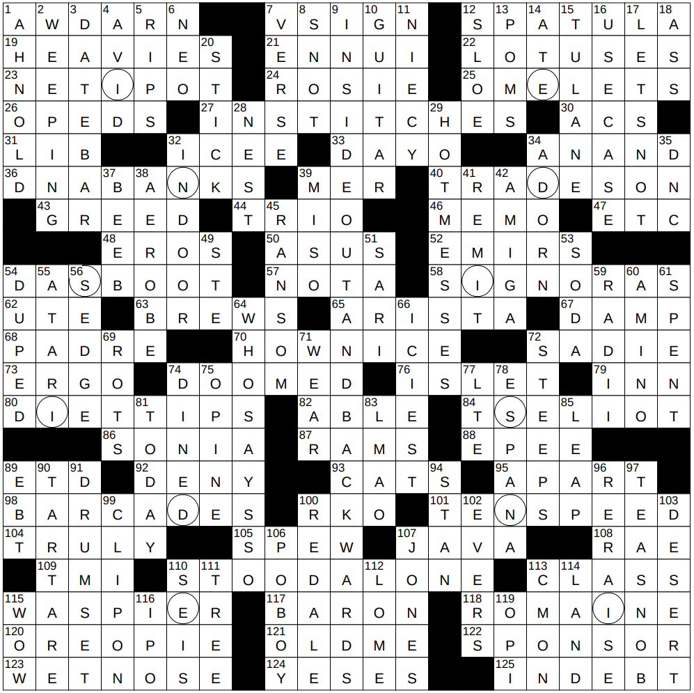 0615 25 NY Times Crossword 15 Jun 25 Sunday NYXCrossword