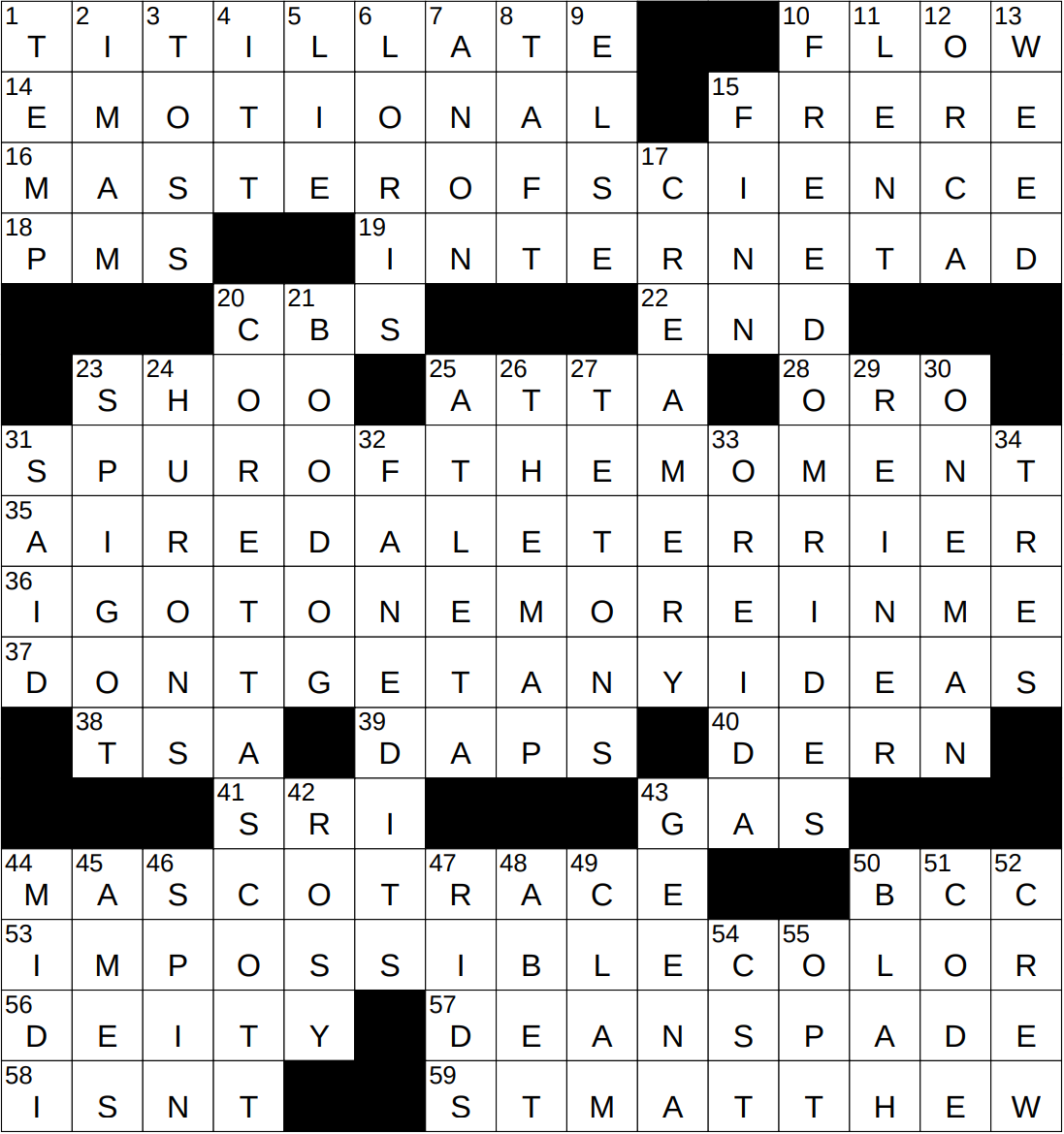 0719 25 NY Times Crossword 19 Jul 25 Saturday NYXCrossword