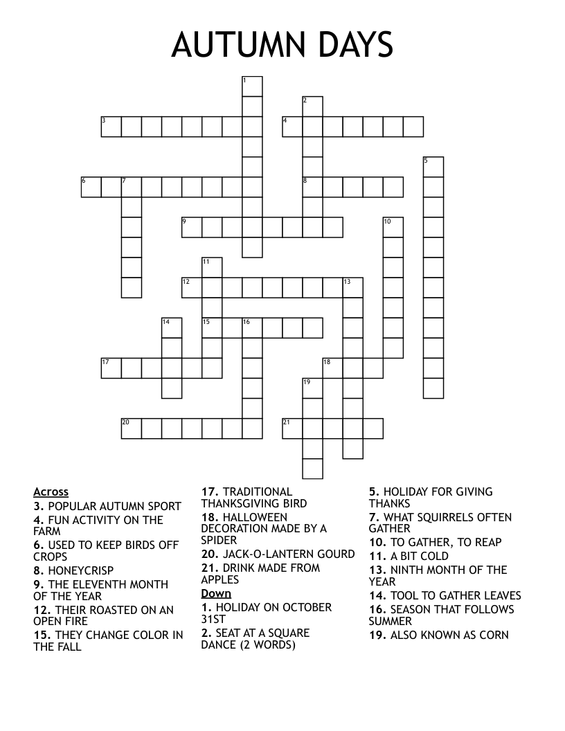 gather crossword clue 5 letters