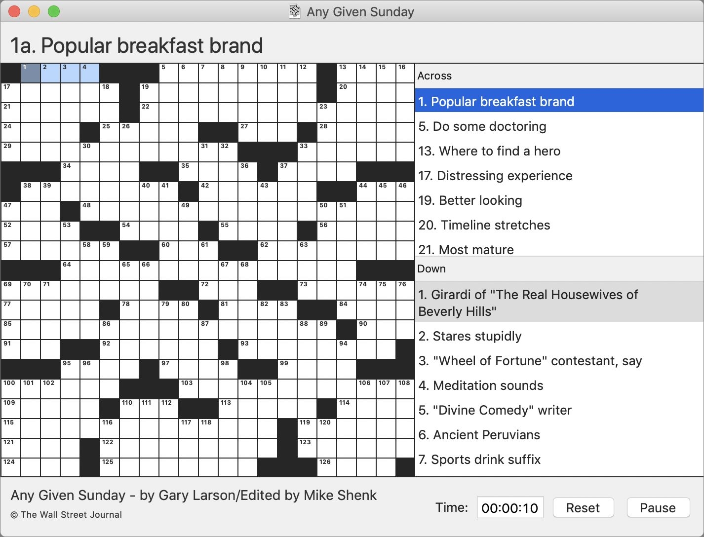 not on the level crossword