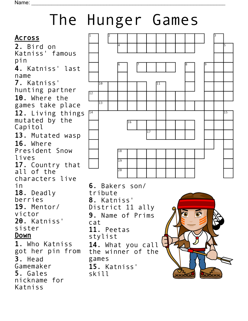 Board Games Crossword WordMint