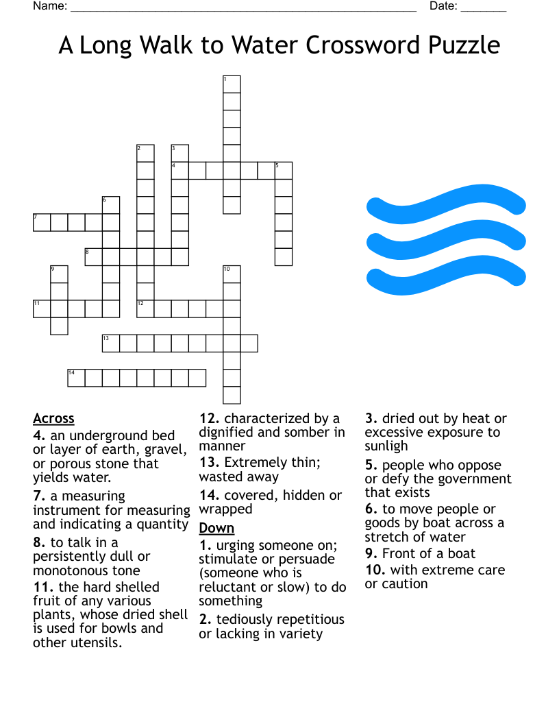 Boat Basics Crossword WordMint