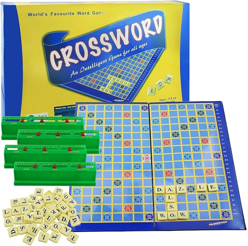 Buy Generic Crossword Board Game 6 Player Ages 3 Word Game Online At Low Prices In India Amazon in
