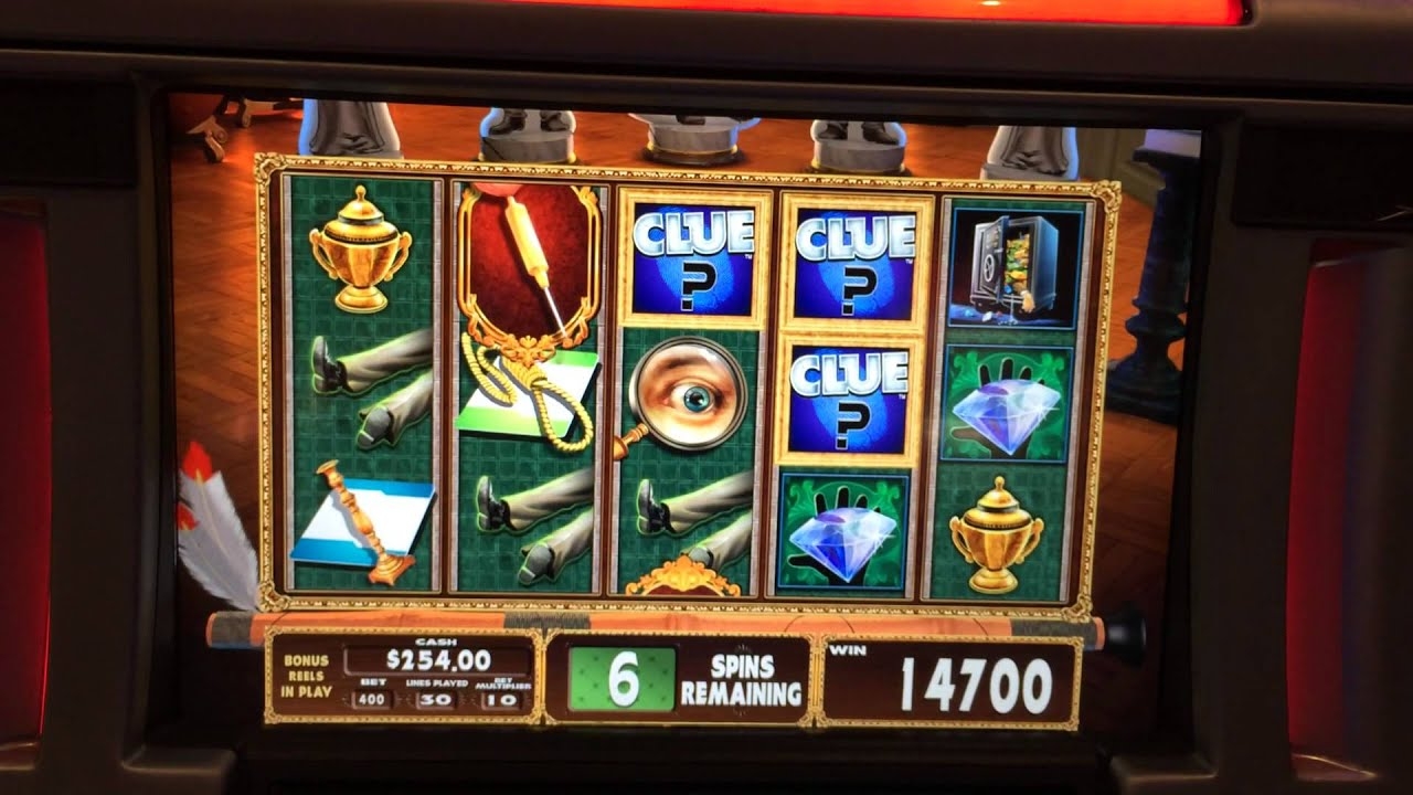 Clue Slot Machine Bonus Conservatory YouTube