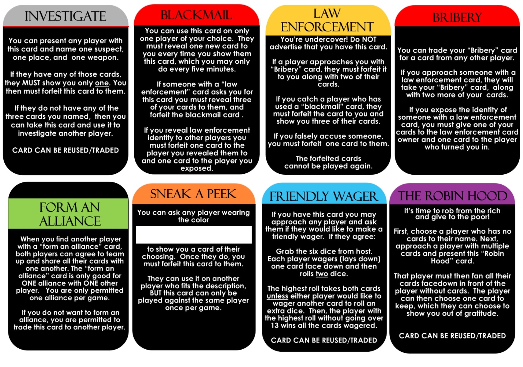 Clued In Murder Mystery Scavenger Hunt Printable Party Game Inspired By Clue