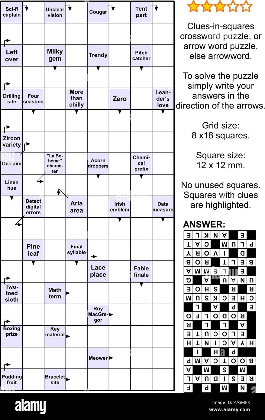 word puzzle crossword clue
