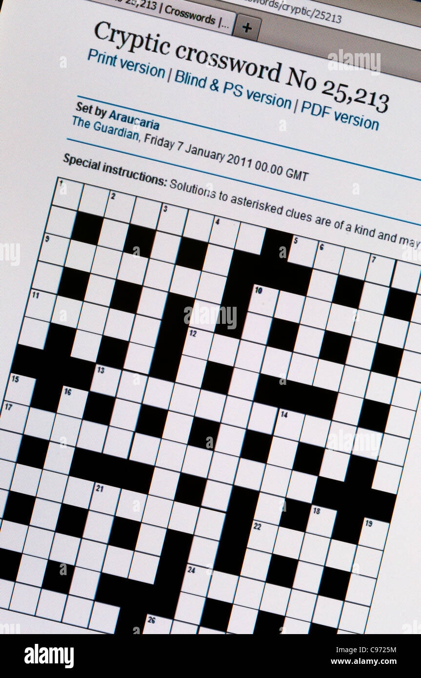on the line crossword