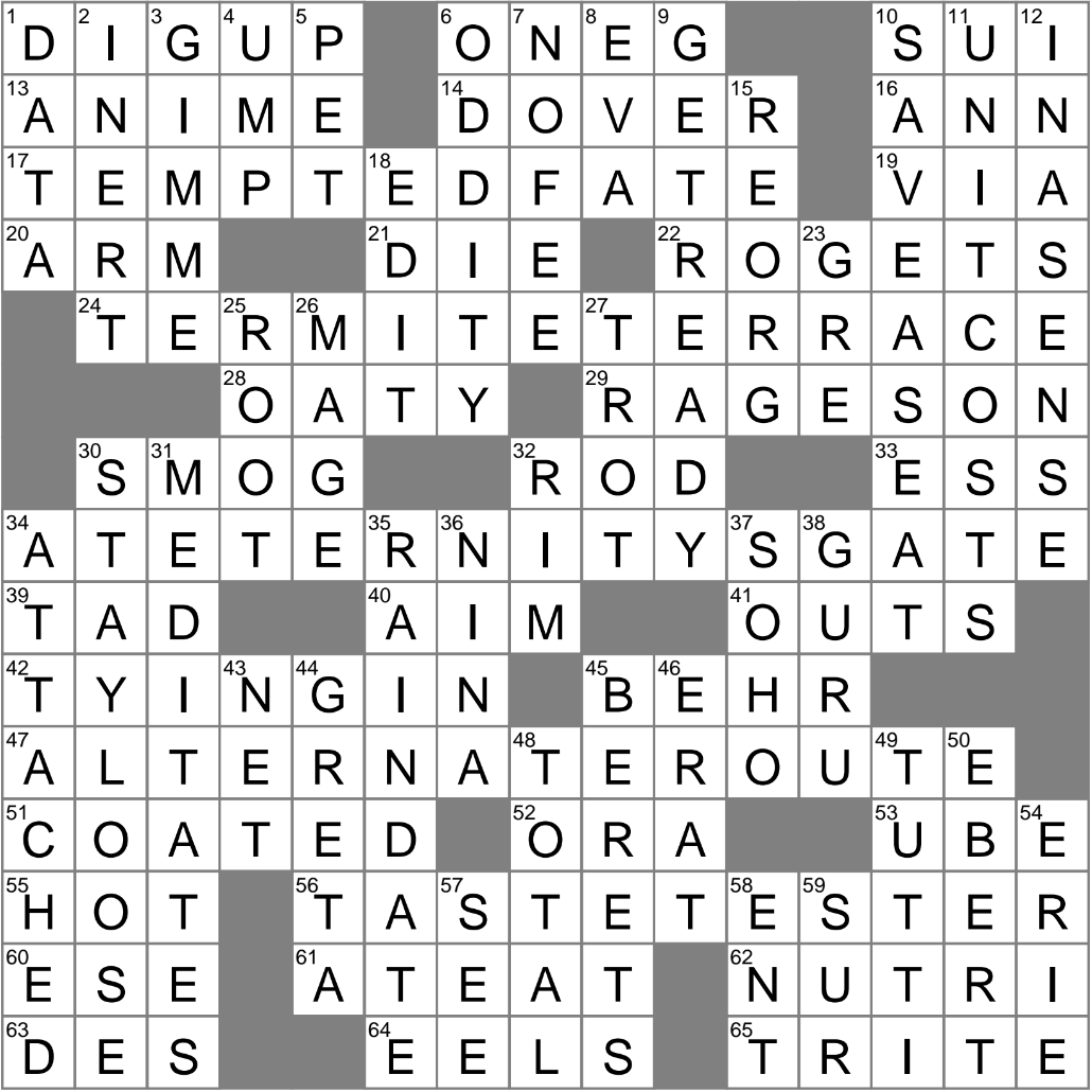 Continues With Intensity Crossword Clue Archives LAXCrossword