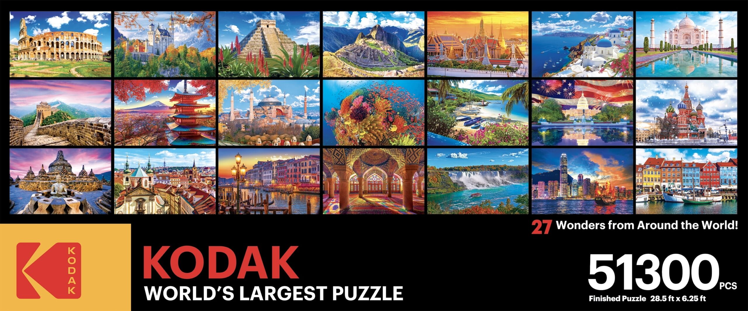 Cra Z Art Kodak World s Largest Adult Jigsaw Puzzle 51 300 Pieces Walmart