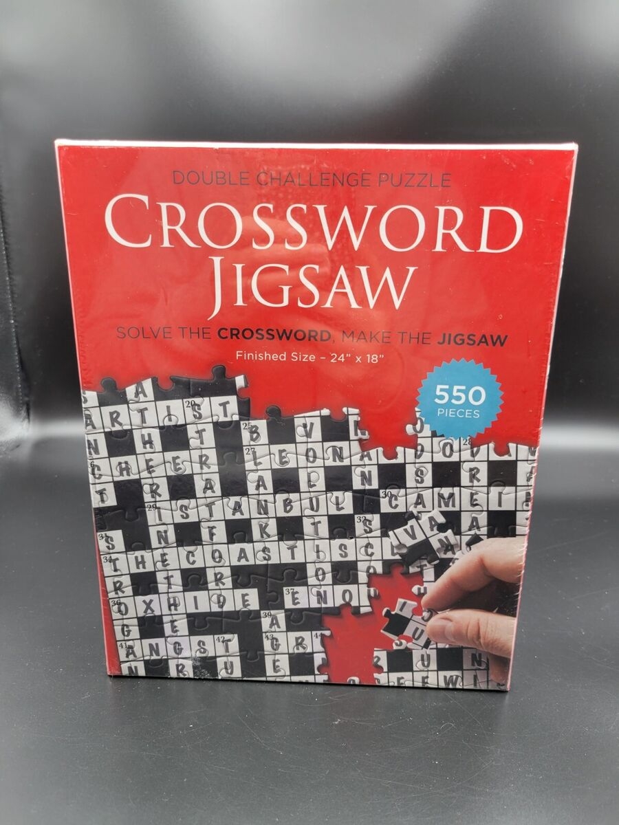 Crossword Jigsaw Puzzle New Sealed 550 Pieces 24 x 18 EBay