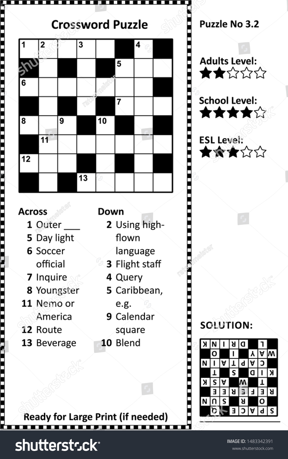 easy crossword puzzle clue