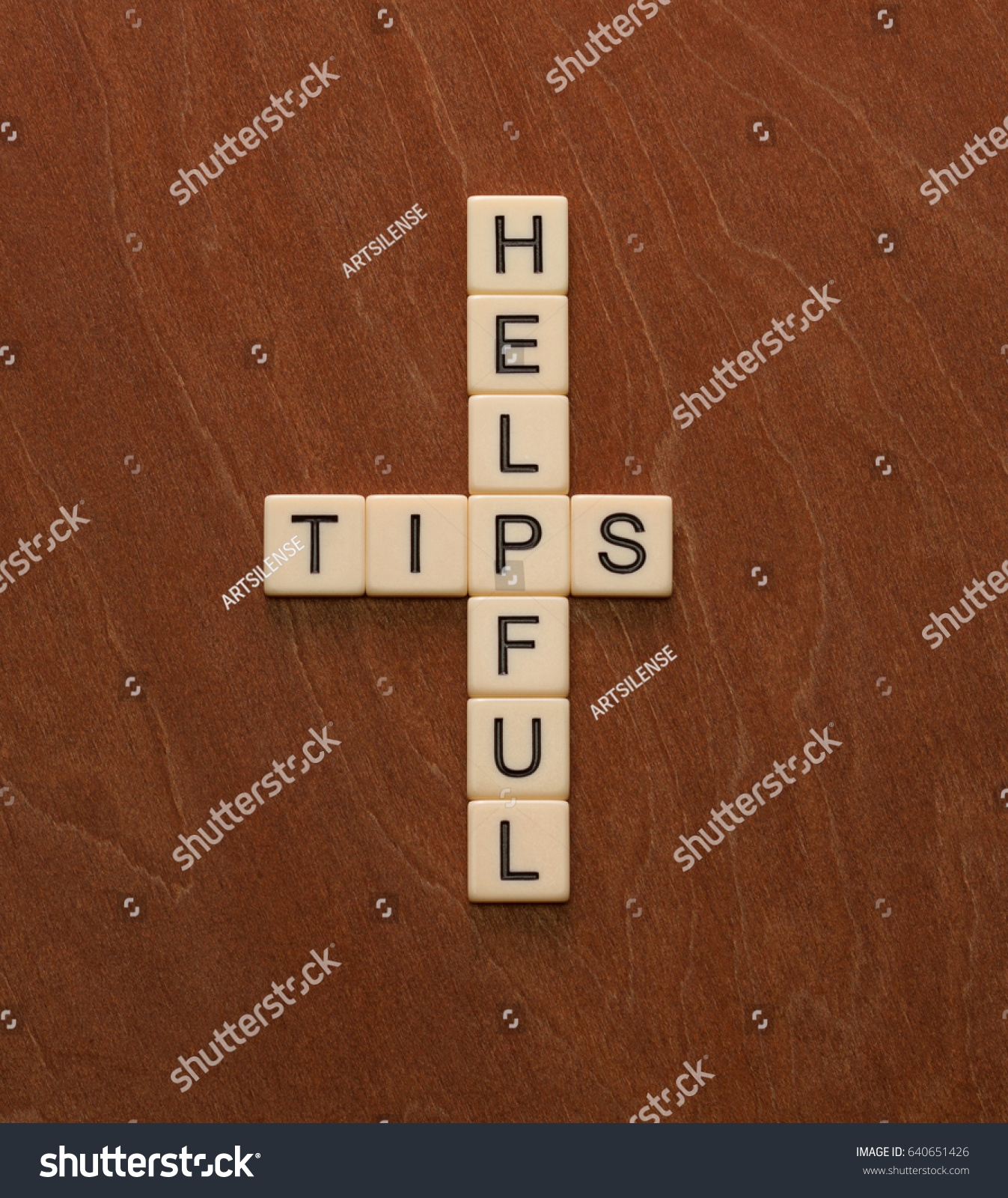 Crossword Puzzle Words Helpful Tips Travel Stock Photo 640651426 Shutterstock