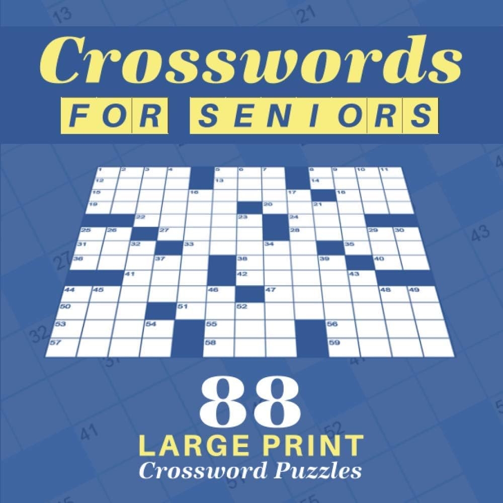 Crosswords For Seniors 88 Easy To Medium Level Large Print Crossword Puzzles For Elderly Seniors And Adults Publishing Fenestra 9798721276606 Amazon Books