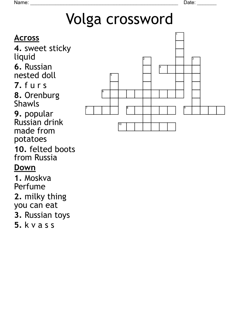 Dwellers Along The Volga Crossword Clue