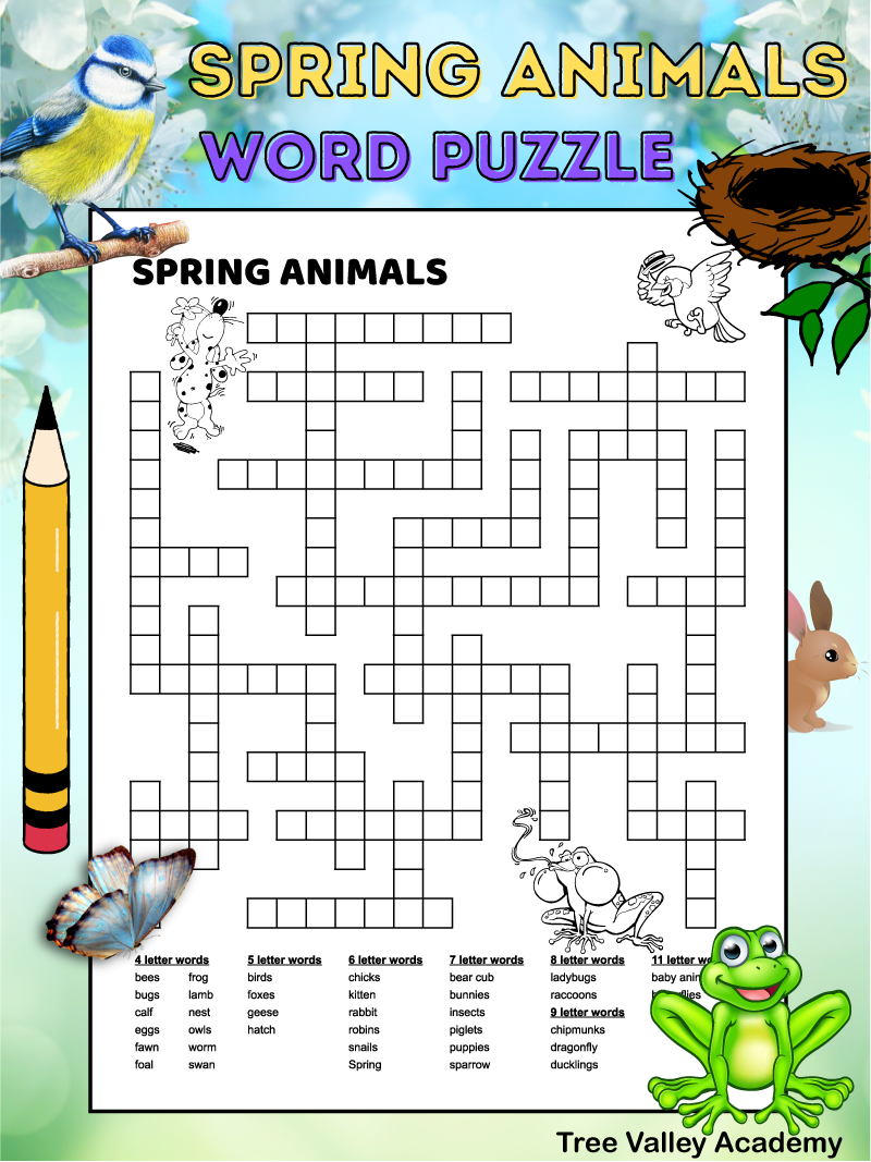 free printable fill in puzzles