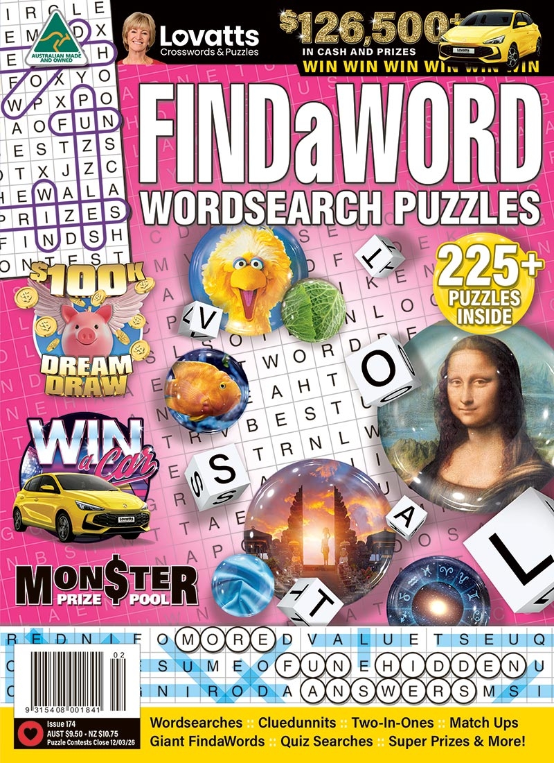 FindaWord Magazine Wordsearch Puzzles By Lovatts