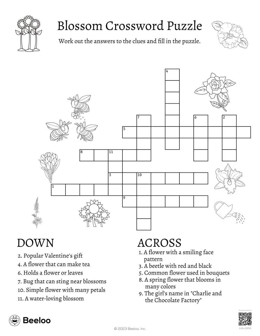 simple crossword puzzles for seniors