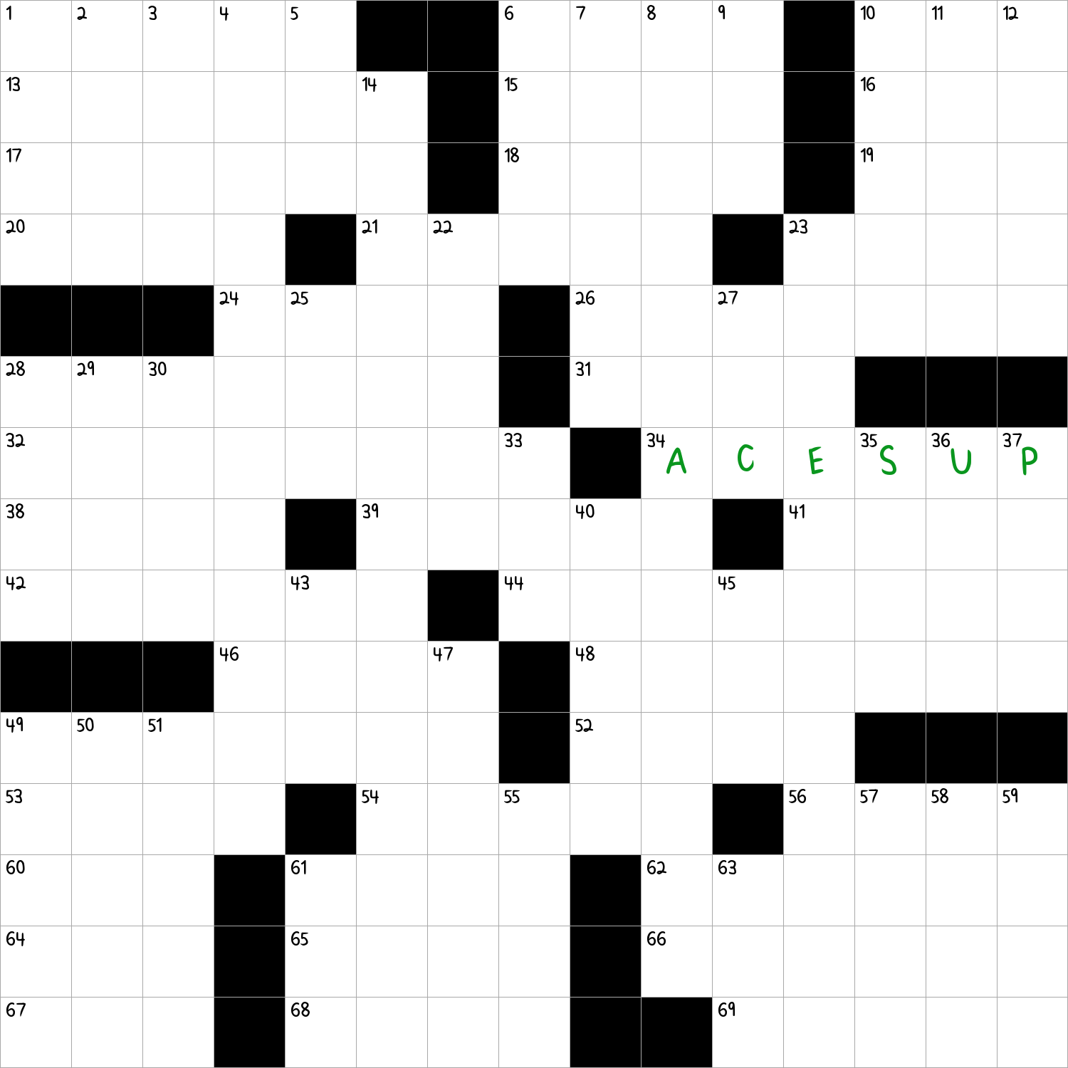Form Of Solitaire Won When Only The Four Highest Cards Remain NYT Crossword Clue April 16 2025