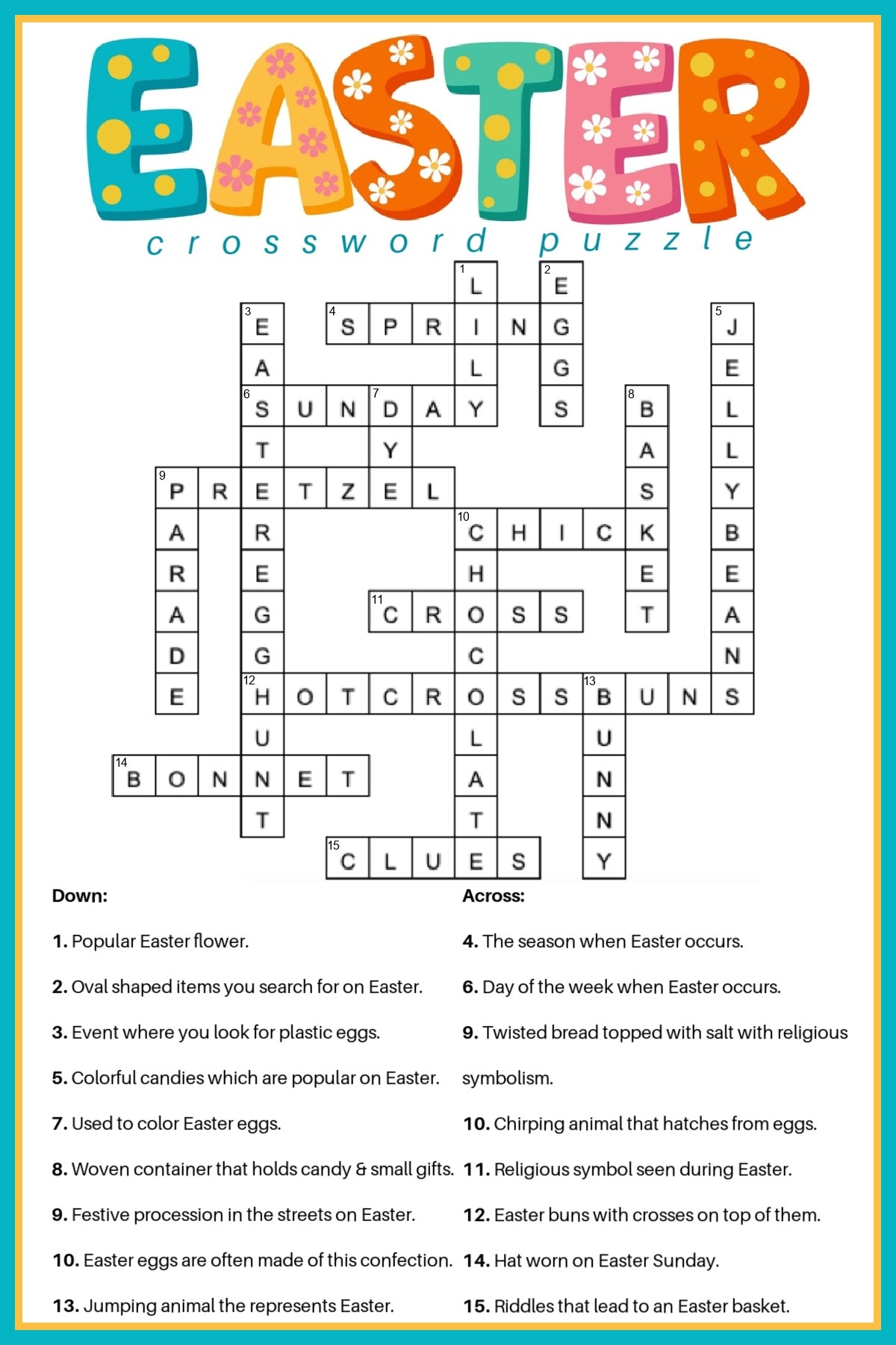 crossword puzzles printable with answers