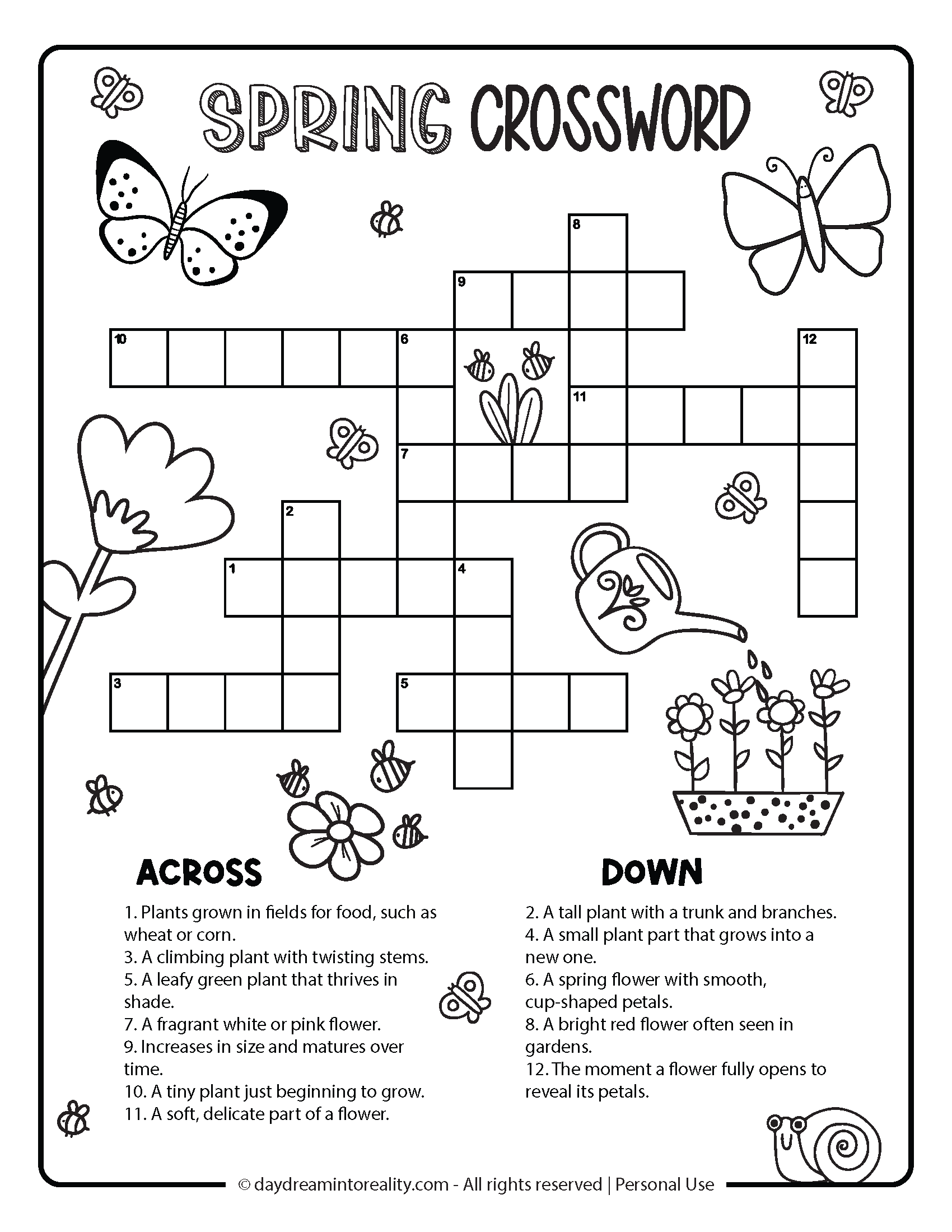 free pdf crossword puzzles