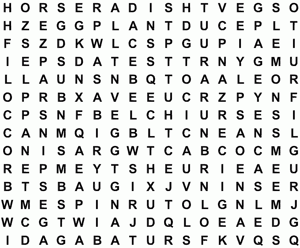 large word search puzzles