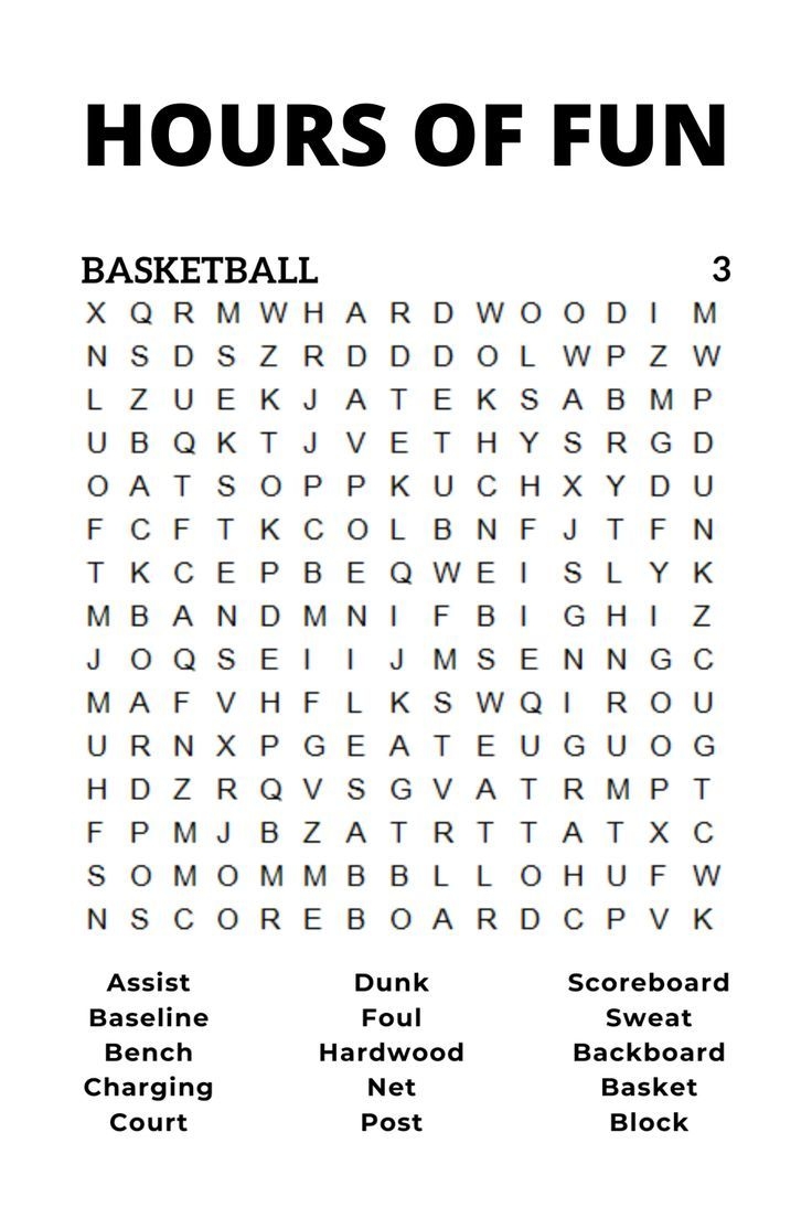 free word search large print