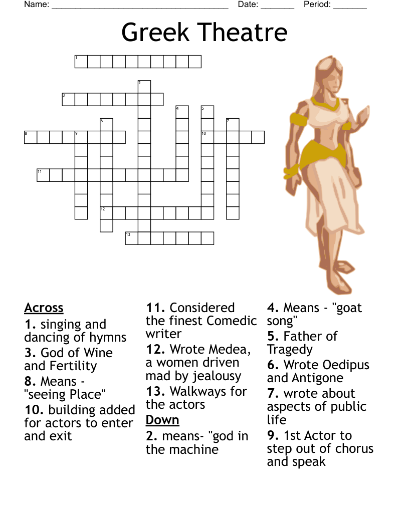 greek crossword puzzle clue
