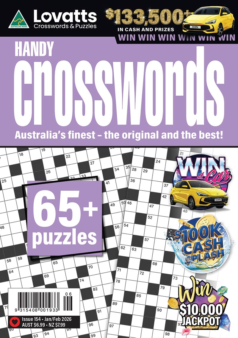 Handy Crosswords Magazine Lovatts Crosswords Puzzles