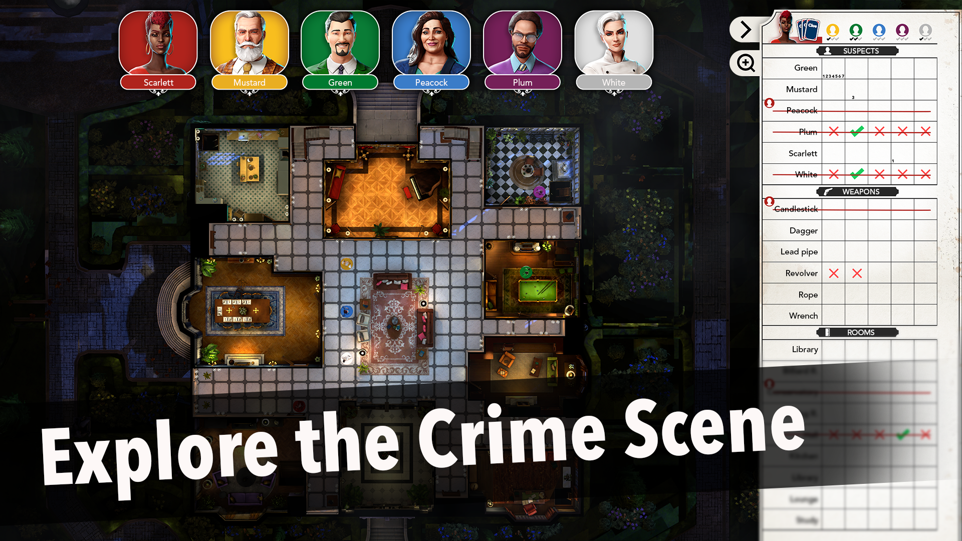 Hasbro Gaming Cluedo Clue Edicion Rivales Cluedo Juego Oficial Hasbro Apps En Google Play