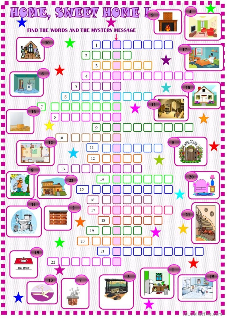 House crossword Puzzle Crossword English ESL Worksheets Pdf Doc House crossword Puzzle Crossword English ESL Worksheets Pdf Doc