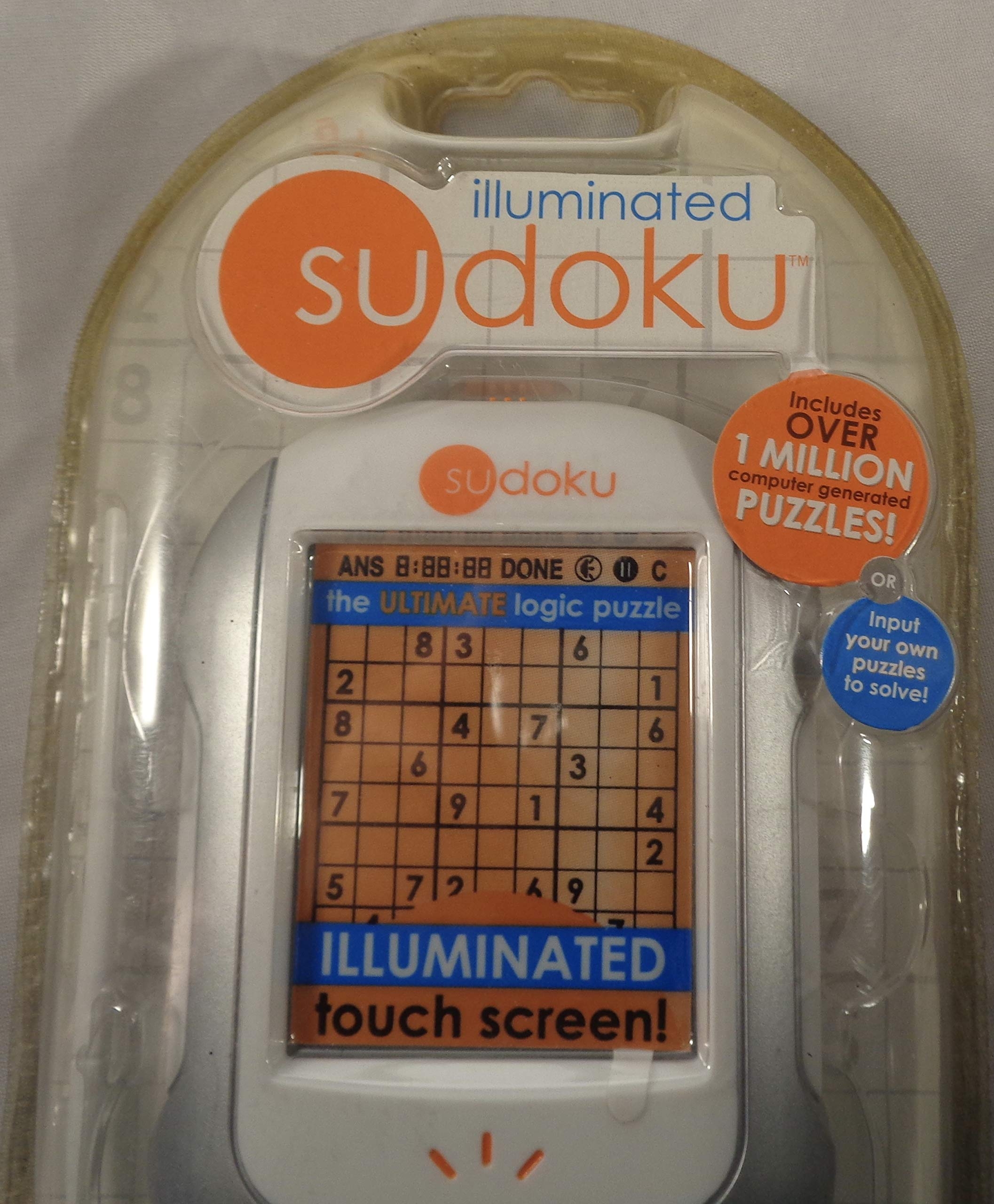 Illuminated Touch Screen Sudoku Puzzle Game Handheld Games Amazon Canada Illuminated Touch Screen Sudoku Puzzle Game Handheld Games Amazon Canada