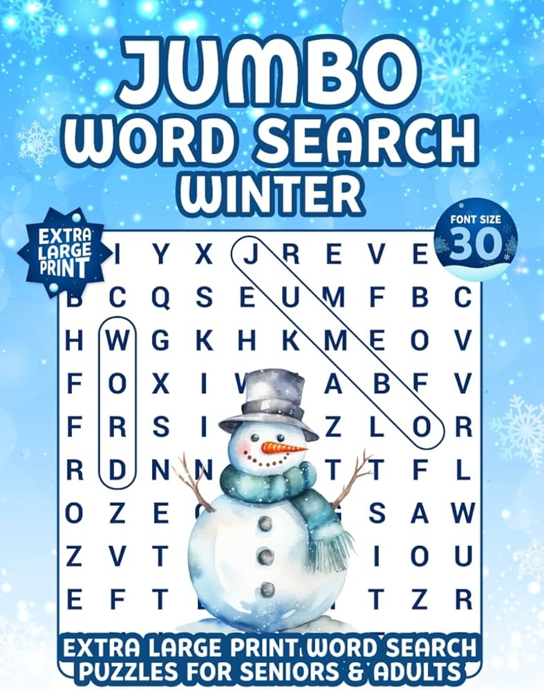 large print puzzles for elderly