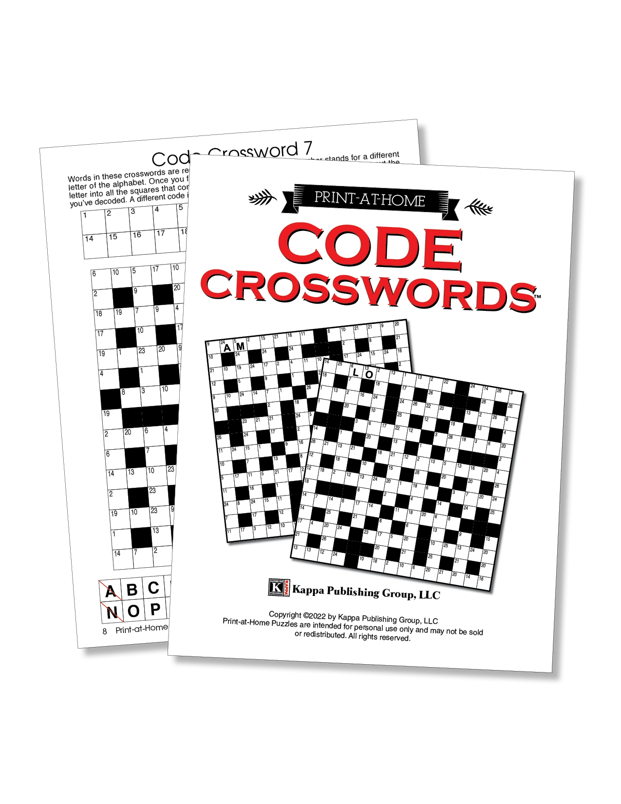 KAPPA BARGAIN PACKS Print at Home Code Crosswords