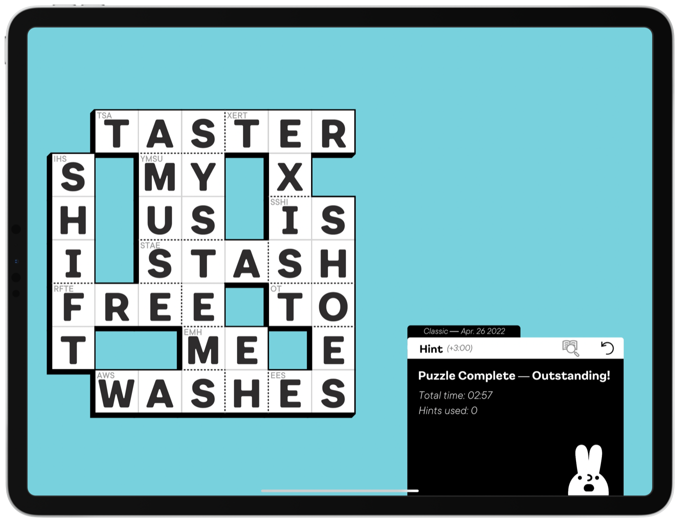 Knotwords Offers Crossword Puzzles Without Clues Six Colors
