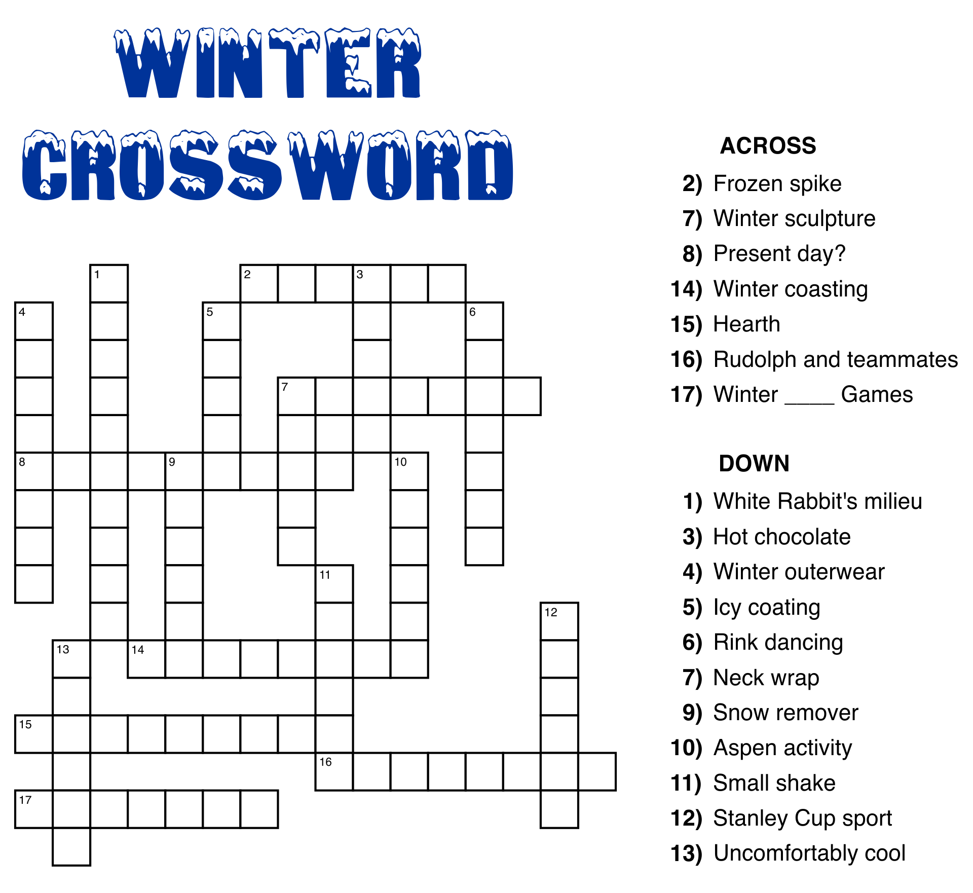free easy crosswords printable free easy crosswords printable
