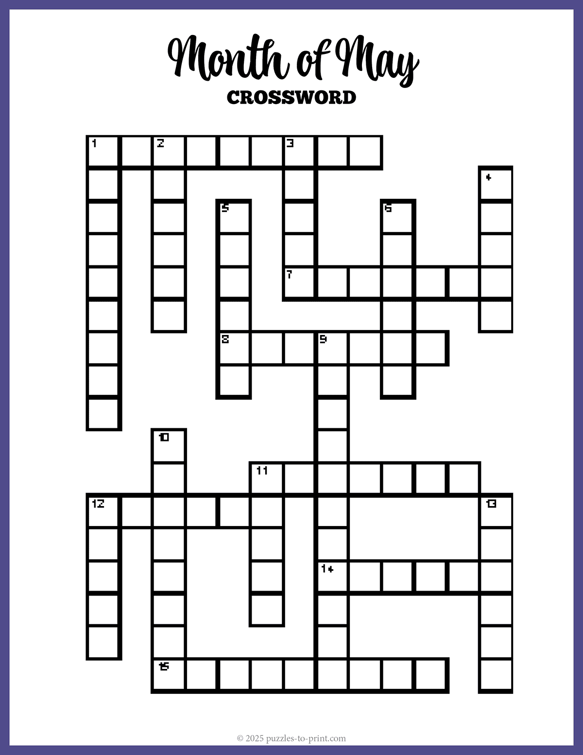 large print crossword puzzles printable
