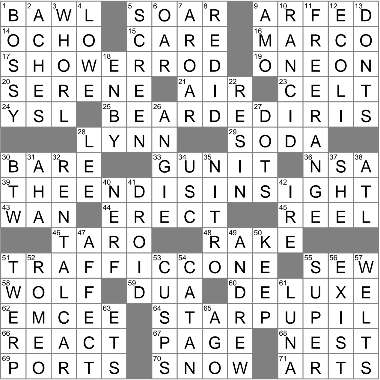 Little Troublemaker Crossword Clue Archives LAXCrossword