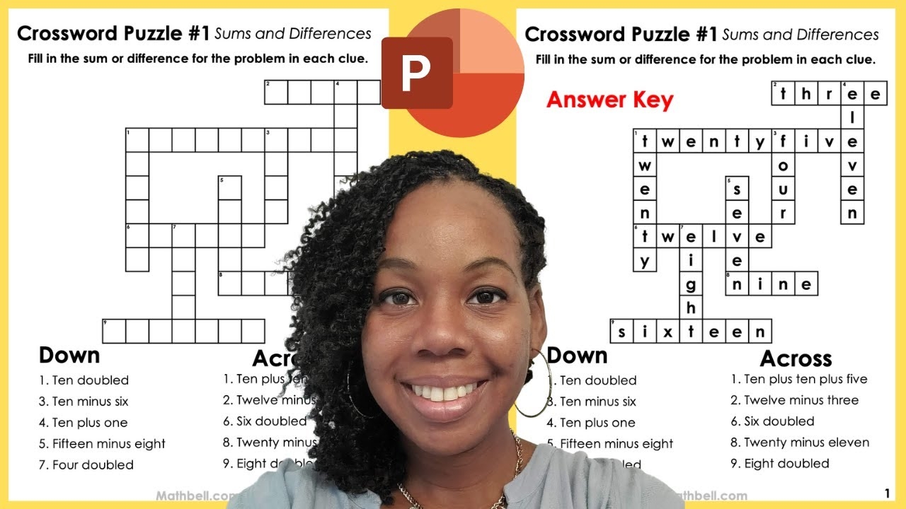 Make Your Own Crossword Puzzle In Microsoft PowerPoint YouTube