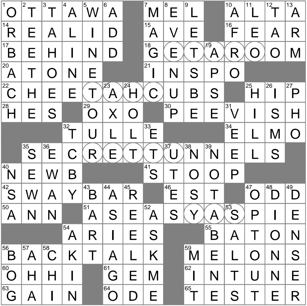 city in canada crossword clue