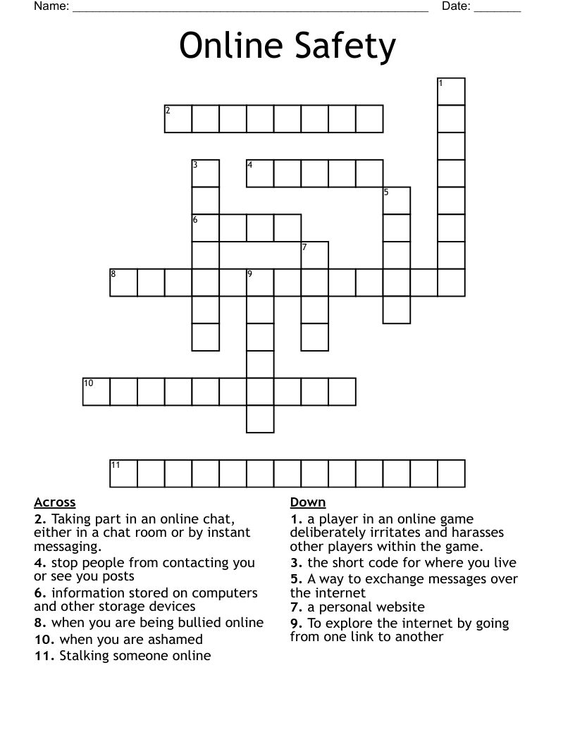 not online online crossword clue