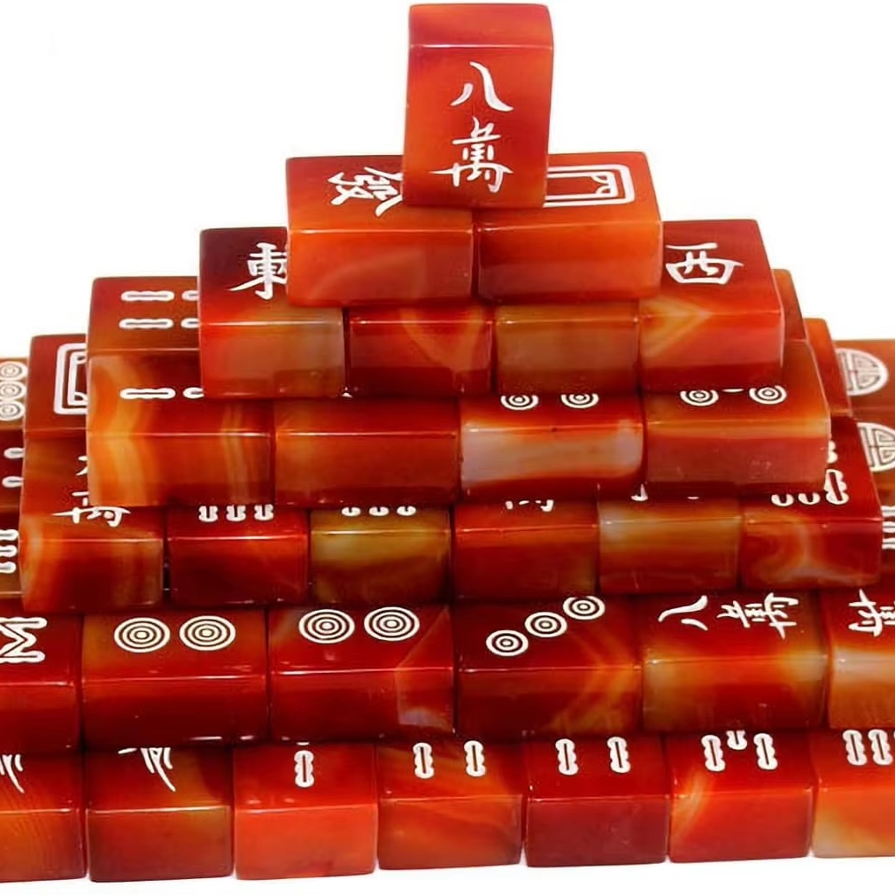 Premium Agate Mahjong Sets For Wholesale Unique Durable