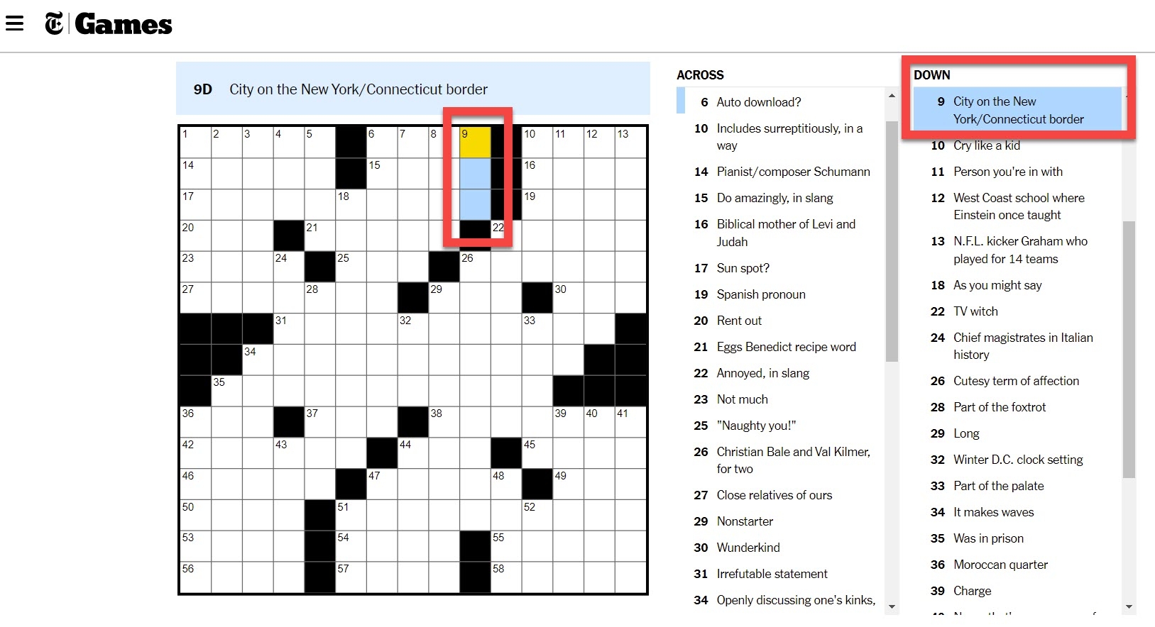 Puzzling RYE Makes The NYT Crossword MyRye