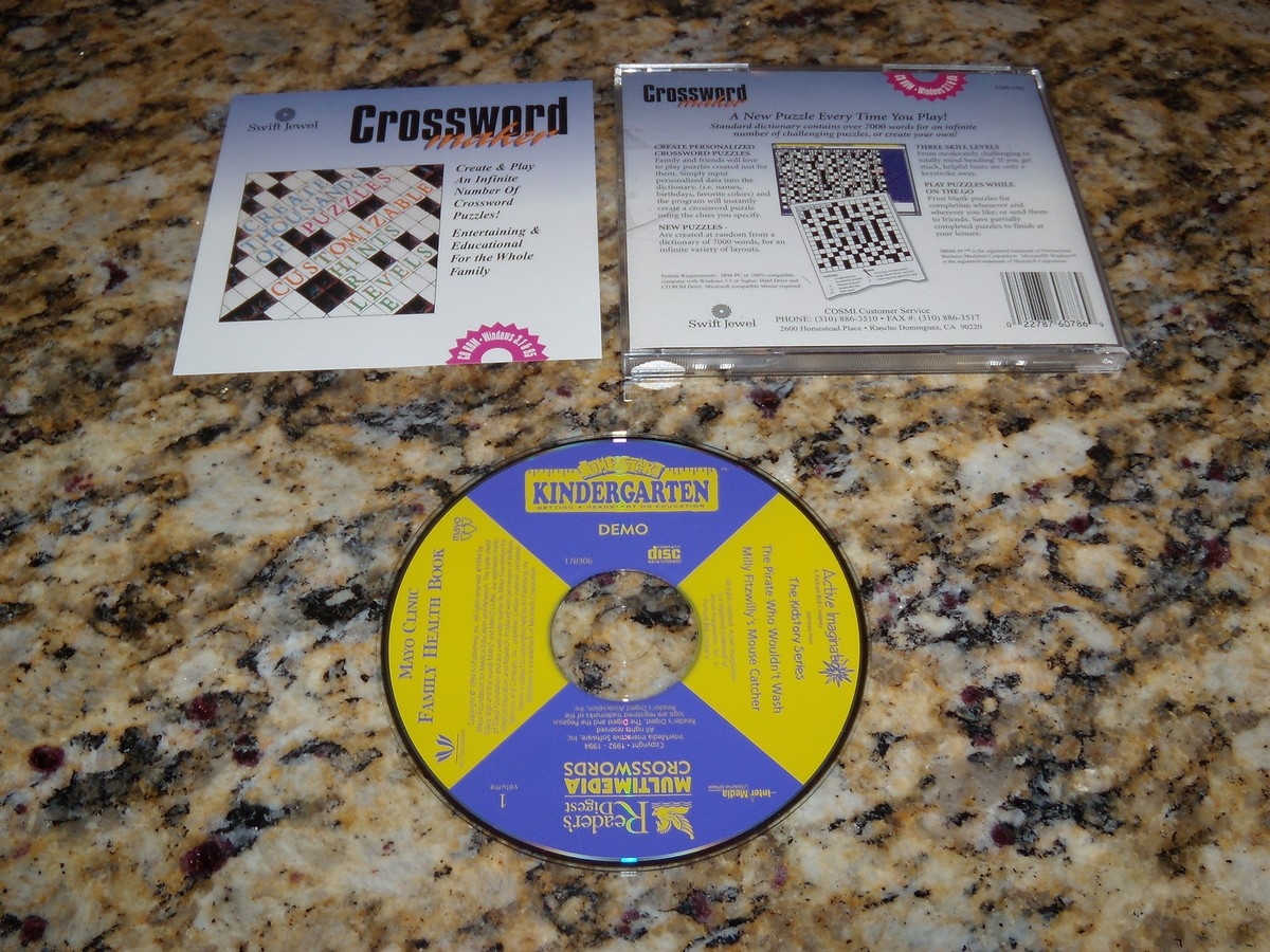 Reader s Digest Multimedia Crosswords Mayo Clinic Other PC Game EBay