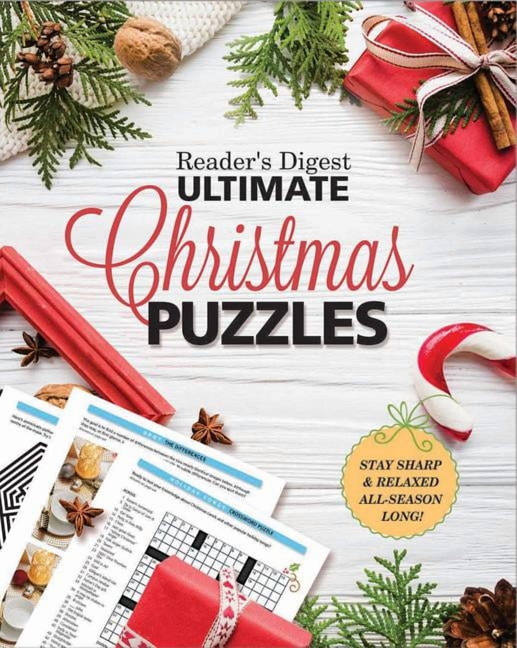 Reader s Digest Reader s Digest Ultimate Christmas Puzzles Stay Sharp And Focused All Season Long Paperback Walmart