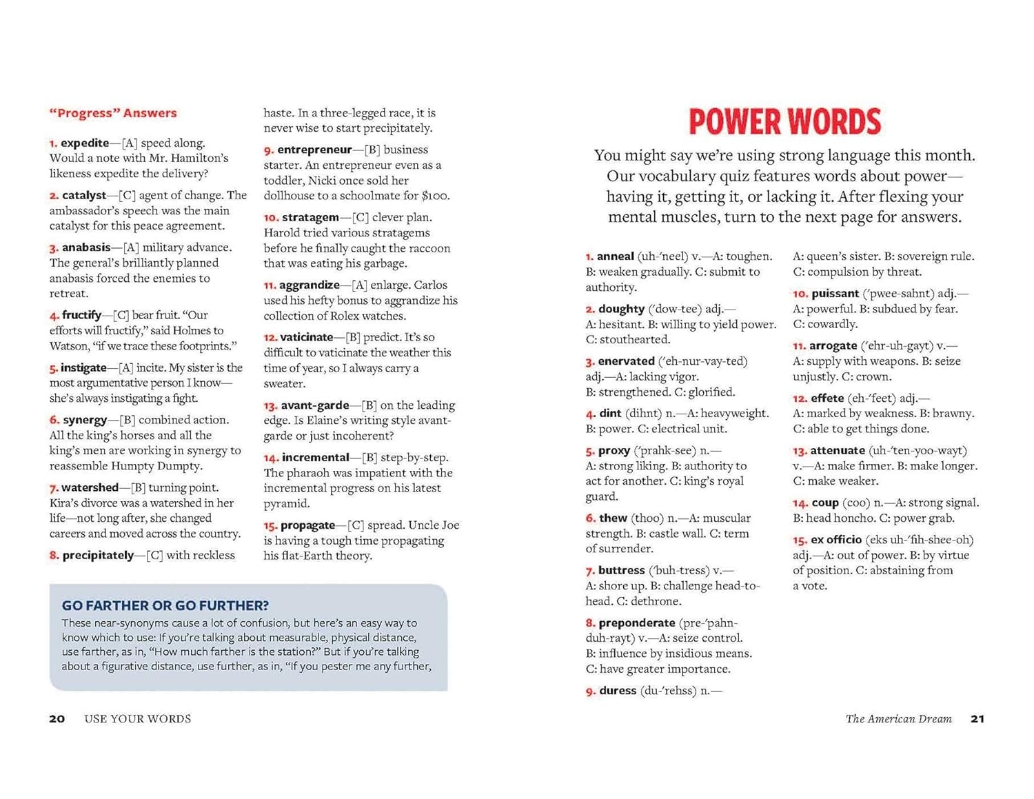 Reader s Digest Use Your Words Word Power Quizzes Barbados Ubuy