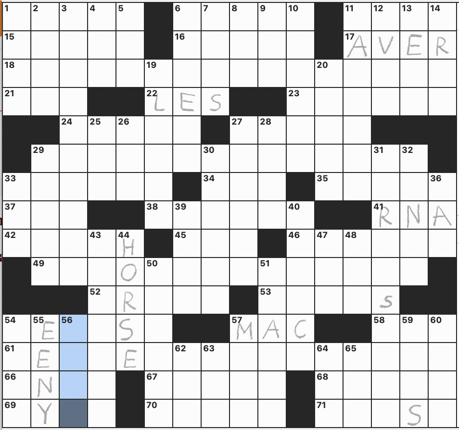 Rex Parker Does The NYT Crossword Puzzle Big Shot On The Internet TUE 4 1 25 Publication Where This Puzzle Might Be Found Chewing Gum Brand With Red White And Blue