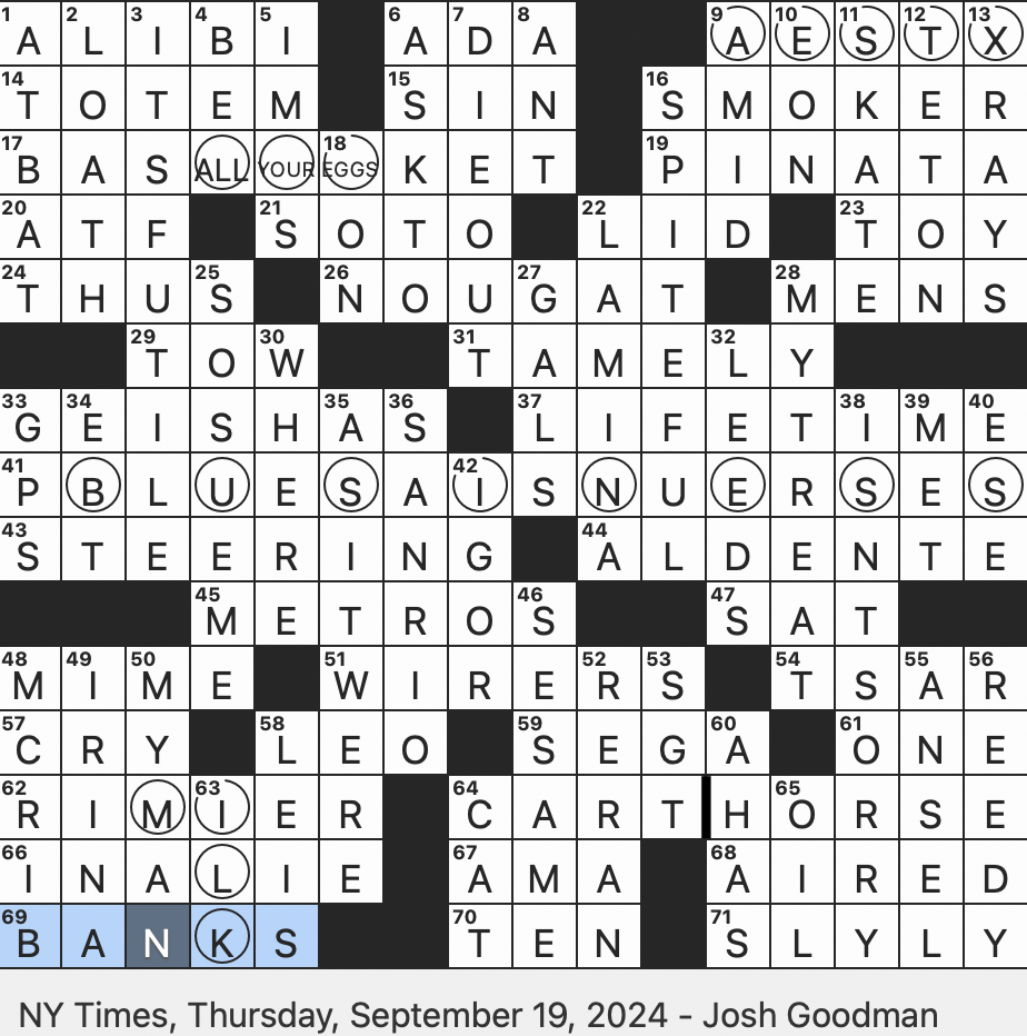 Rex Parker Does The NYT Crossword Puzzle Diagnostics Done With Foot o scopes In Old Shoe Stores THU 9 19 24 February Revolution Abdicator Jason Mraz Hit That Spent 76 Weeks On The